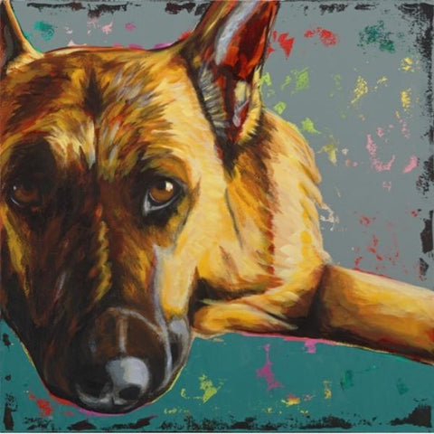 SAM-German Shephard by Michelle Mardis - PoP x HoyPoloi Gallery