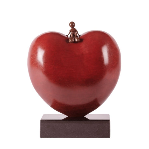 SITTING ON LOVE by MacKenzie Thorpe - Sculpture - PoP x HoyPoloi Gallery