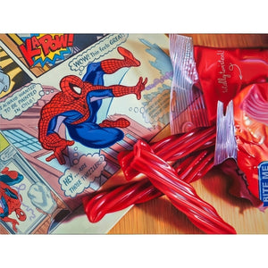 Spidey with Twizzlers by Doug Bloodworth
