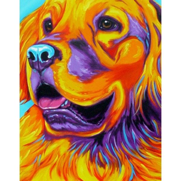 SUMMER-Golden Retriever by Michelle Mardis - PoP x HoyPoloi Gallery