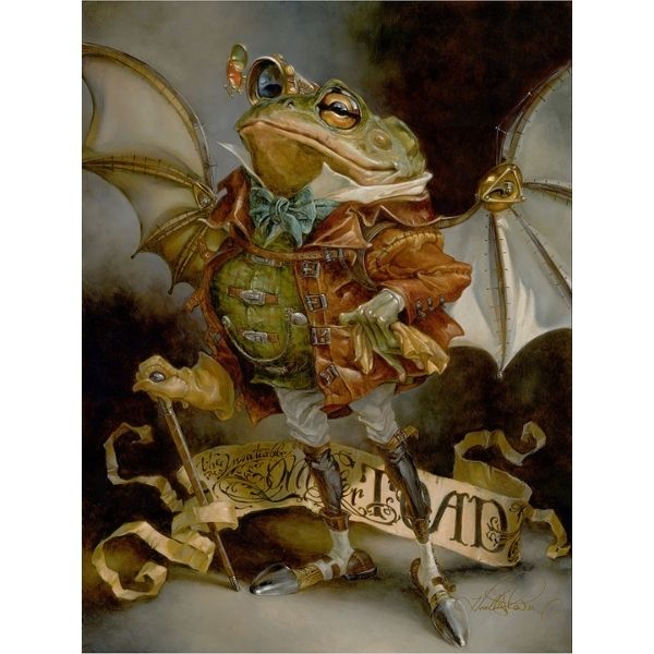 The Insatiable Mr Toad By Heather Edwards - 24" x 18" Signed & Numbered Limited Edition