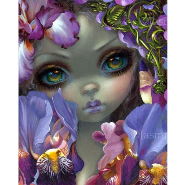 The Language of Flowers III - Irises by Jasmine becket Griffith