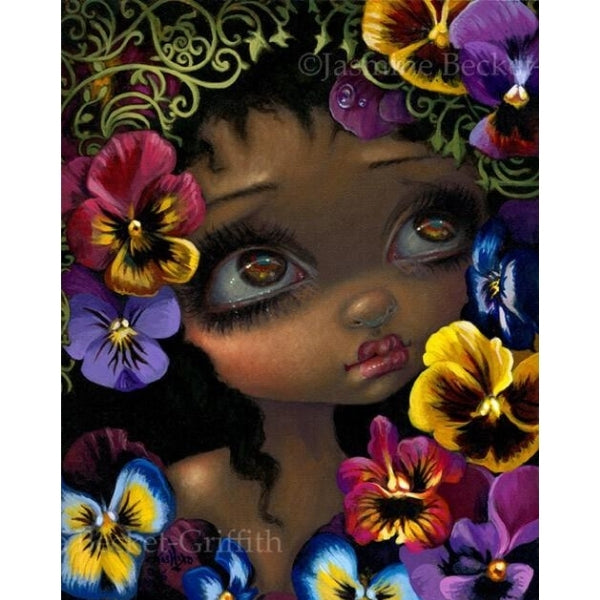 The Language of Flowers II - Pansies by Jasmine Becket Griffith