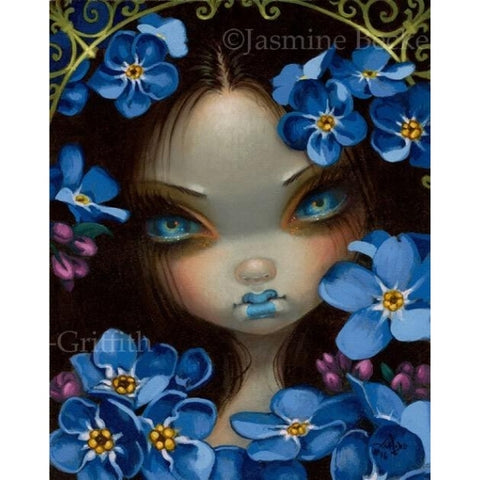 The Language of Flowers I - Forget-Me-Nots by Jasmine Becket Griffith