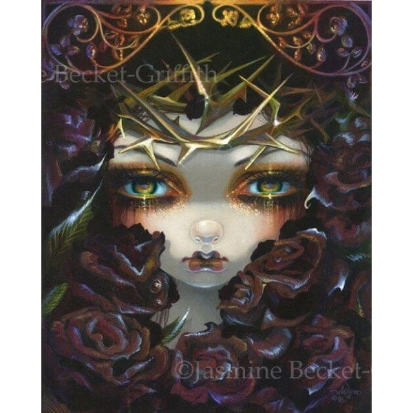 The Language of Flowers VI - Black Roses by Jasmine Becket Griffith