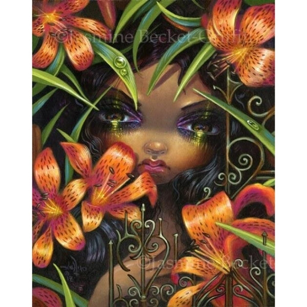 The Language of Flowers V - Tiger Lily by Jasmine Becket Griffith