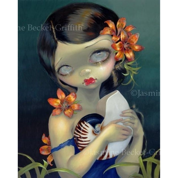 Tiger Lily, Tiger nautilus by Jasmine Becket Griffith