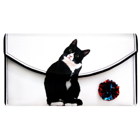 Tuxedo cat handbag