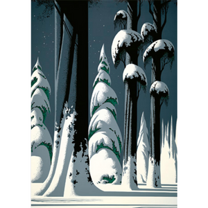 WINTER SCENES - Eyvind Earle Note Card Set - PoP x HoyPoloi Gallery