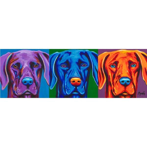 WEIMARANERS III by Michelle Mardis - PoP x HoyPoloi Gallery