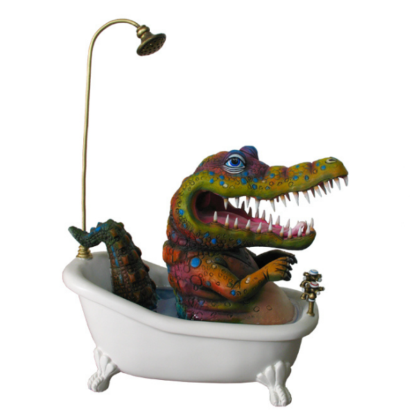 CROCODILE IN BATHTUB - PoP x HoyPoloi Gallery