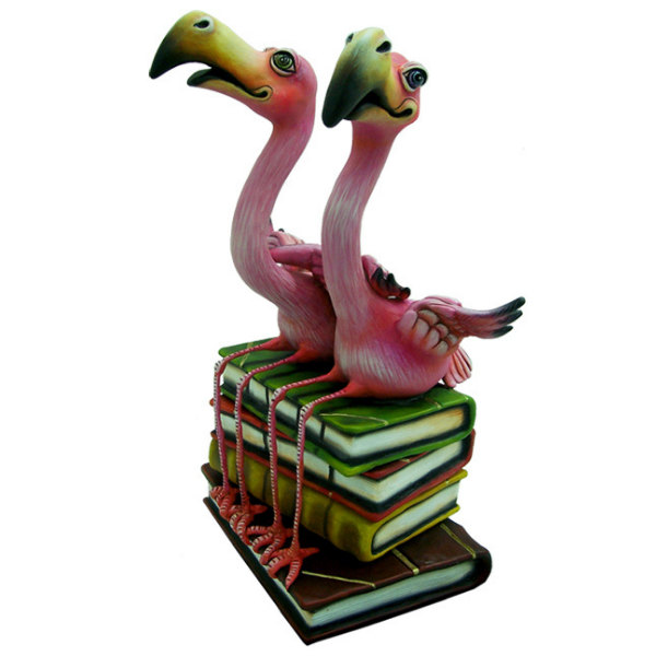 Flamingos Book Club by Carlos and Albert