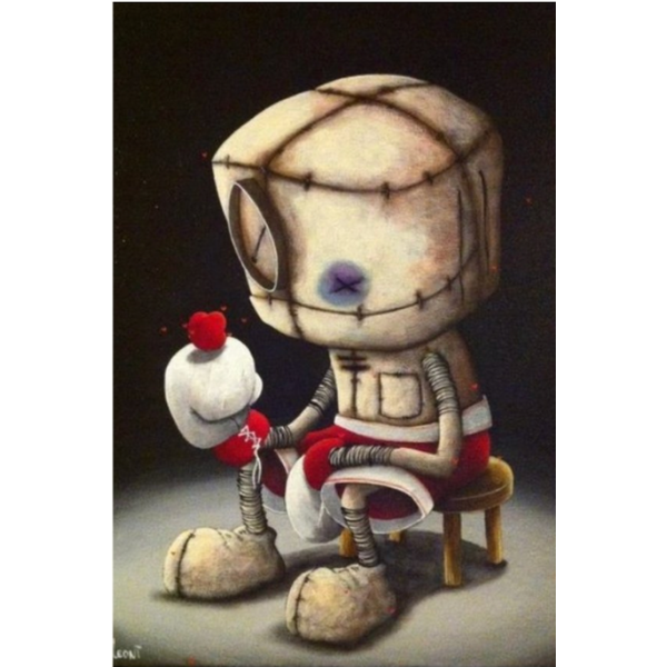 We Fight for What We Love by Fabio Napoleoni- 16" x 20" LImited Edition Canvas Giclee
