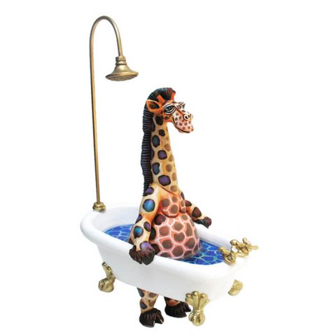 GIRAFFE STANDING IN BATHTUB - PoP x HoyPoloi Gallery