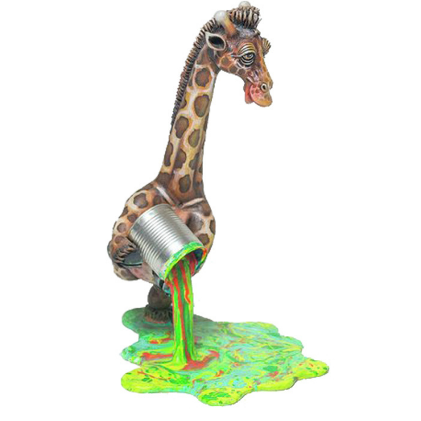 Giraffe Paint Spill by Carlos and Albert