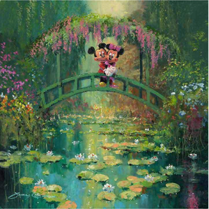 MICKEY AND MINNIE AT GIVERNY by James Coleman - Limited Edition