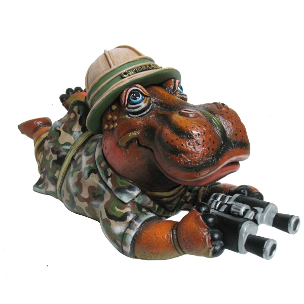 Hippo on Safari by Carlos and Albert