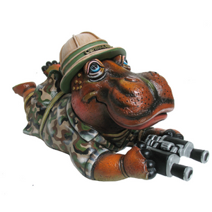 Hippo on Safari by Carlos and Albert