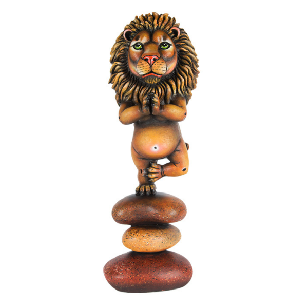 Meditating Lion by Carlos and Albert - LARGE