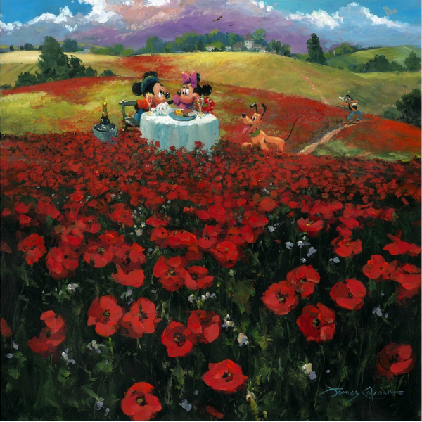 RED POPPIES by James Coleman - Limited Edition