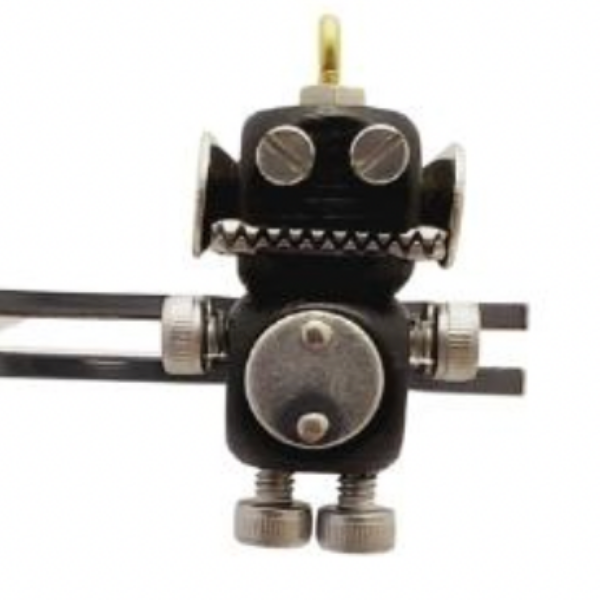 ROBOT TIE CLIP-Robococco Aku - Black