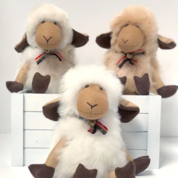Alpaca Stuffed Sheep - 14"H